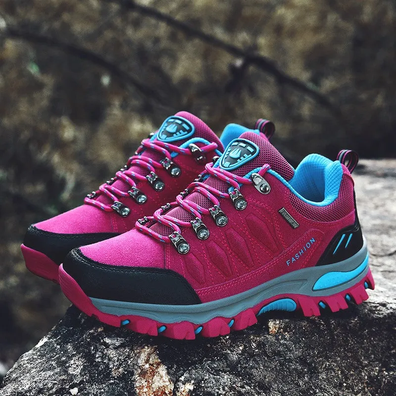 Women' outdoor sporty anti-skid breathable stable hiking sneakers