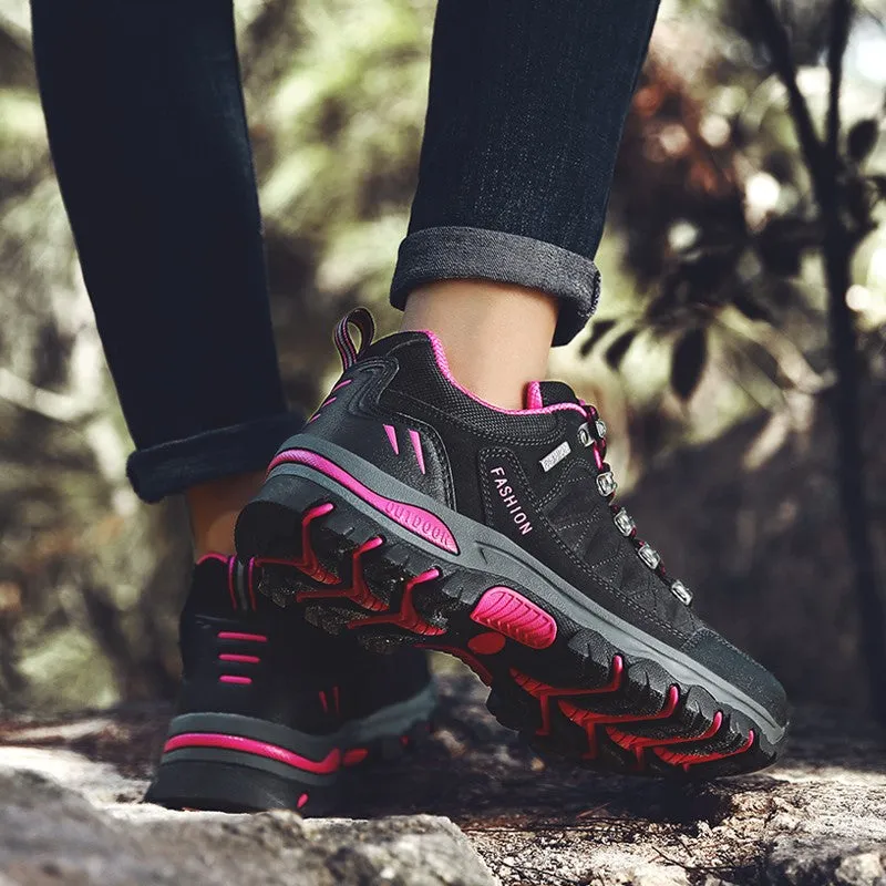 Women' outdoor sporty anti-skid breathable stable hiking sneakers