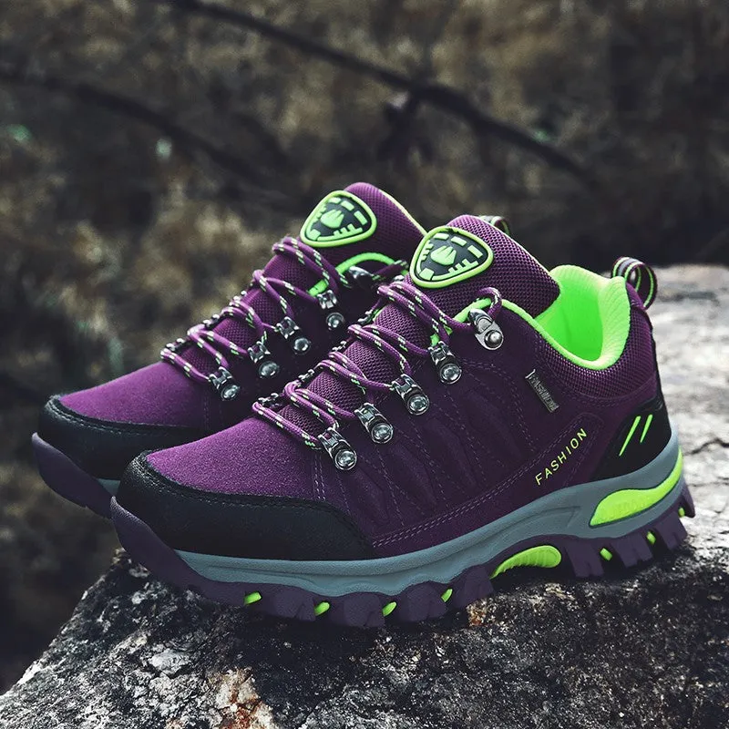 Women' outdoor sporty anti-skid breathable stable hiking sneakers