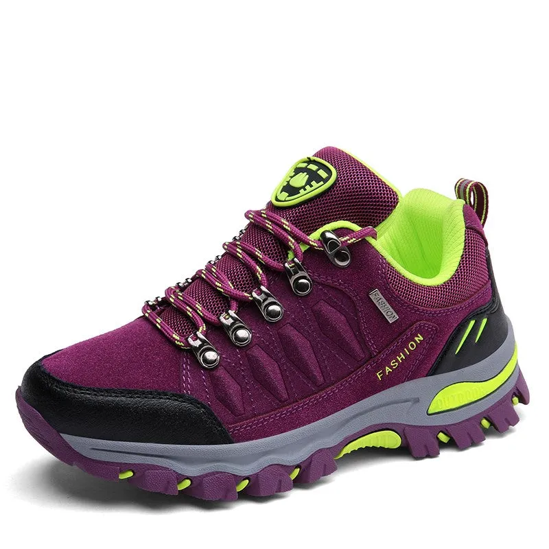 Women' outdoor sporty anti-skid breathable stable hiking sneakers