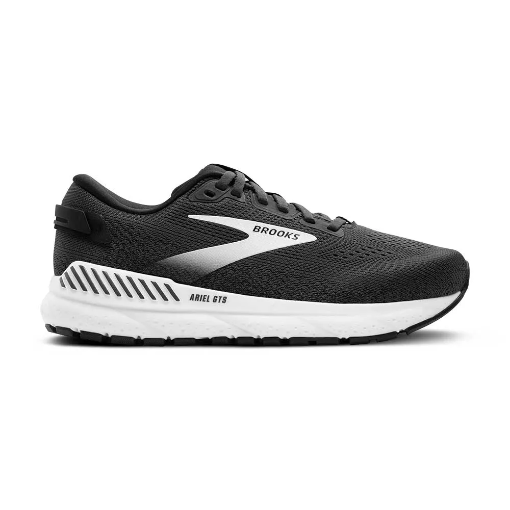 Women's Ariel GTS 24 Running Shoe - Ebony/Black/White - Regular (B)