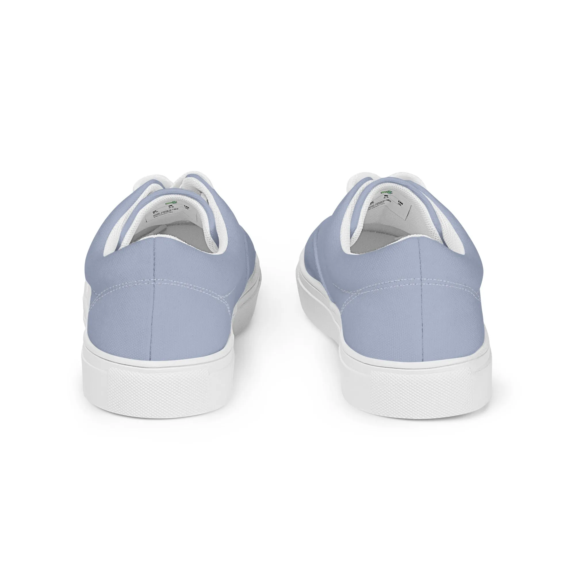 Women’s Blue lace-up canvas shoes