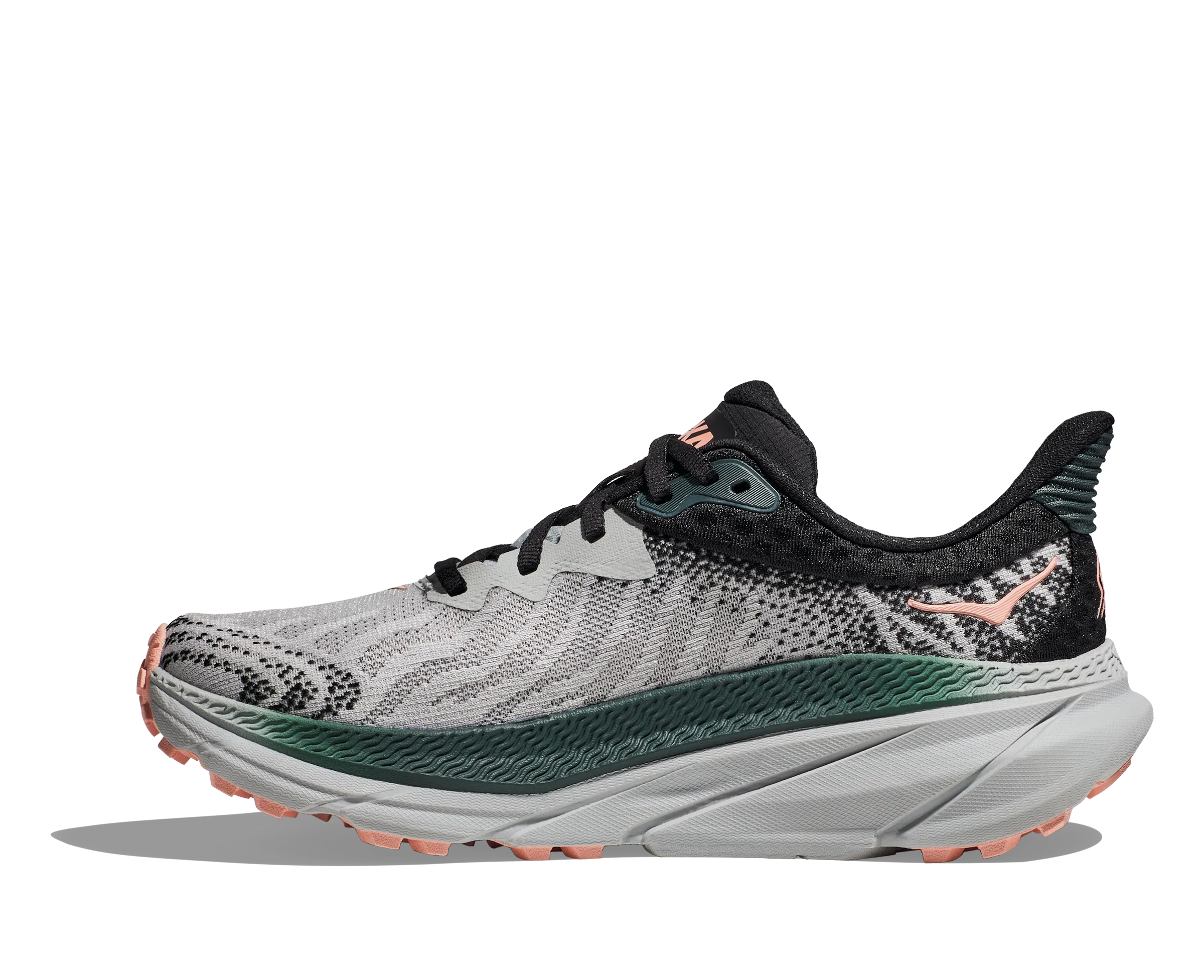 Women's Hoka Challenger 7 Color: Harbor Mist/Spruce