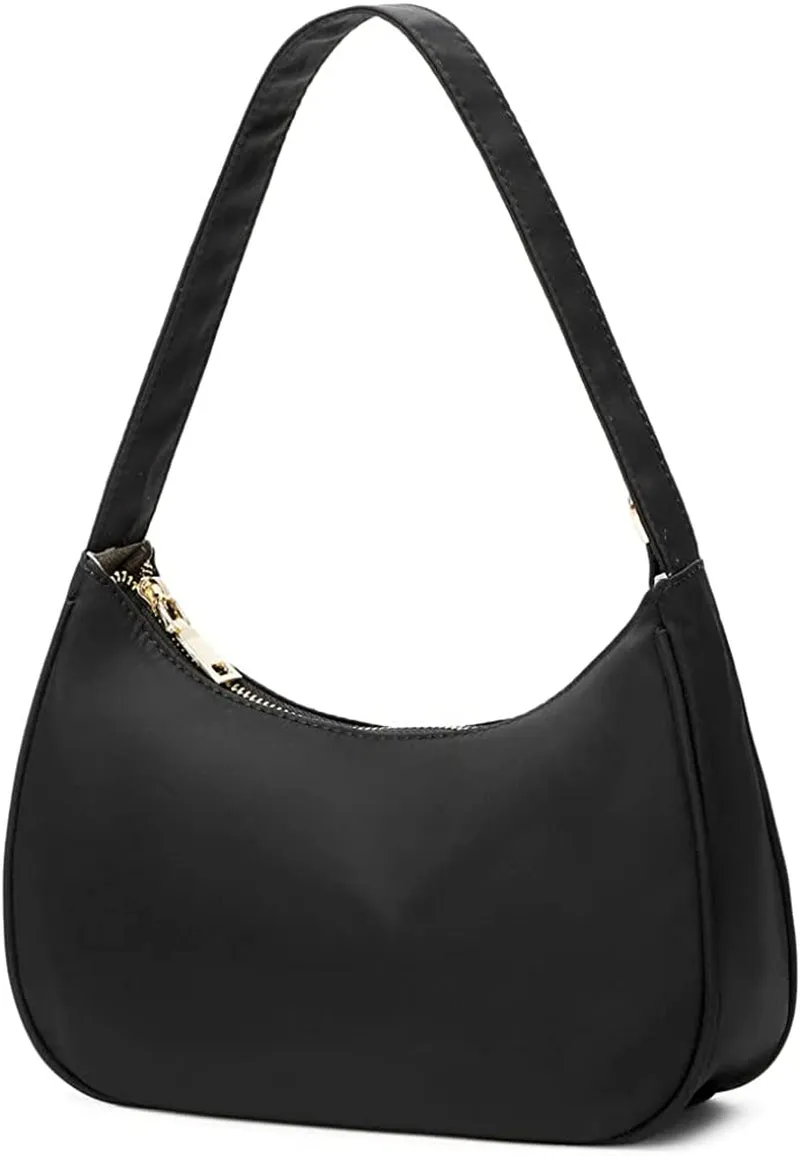 Women's Mini Hobo Shoulder Bag Purse with Zipper Closure