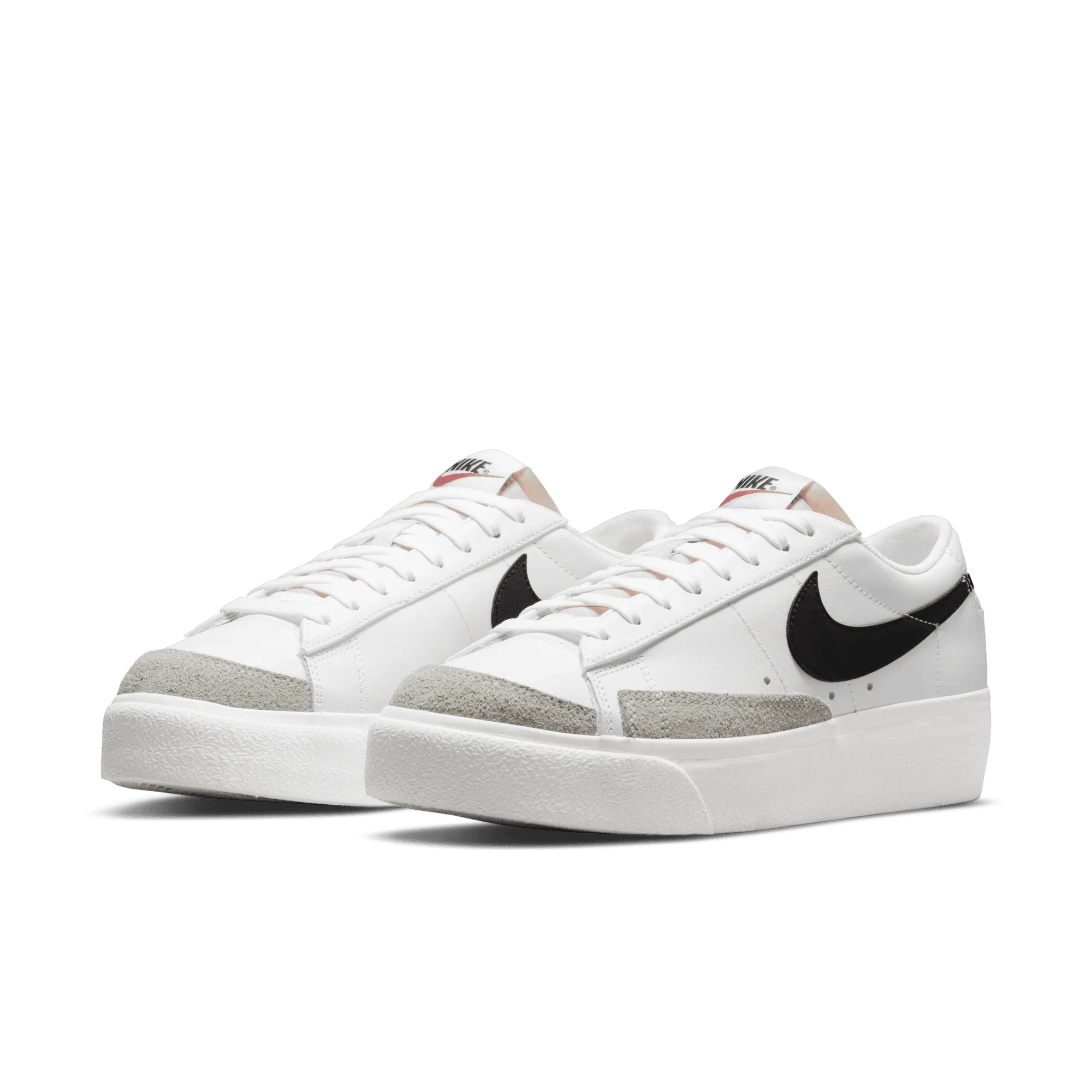 Womens Nike Blazer Low Platform 'White/Black'