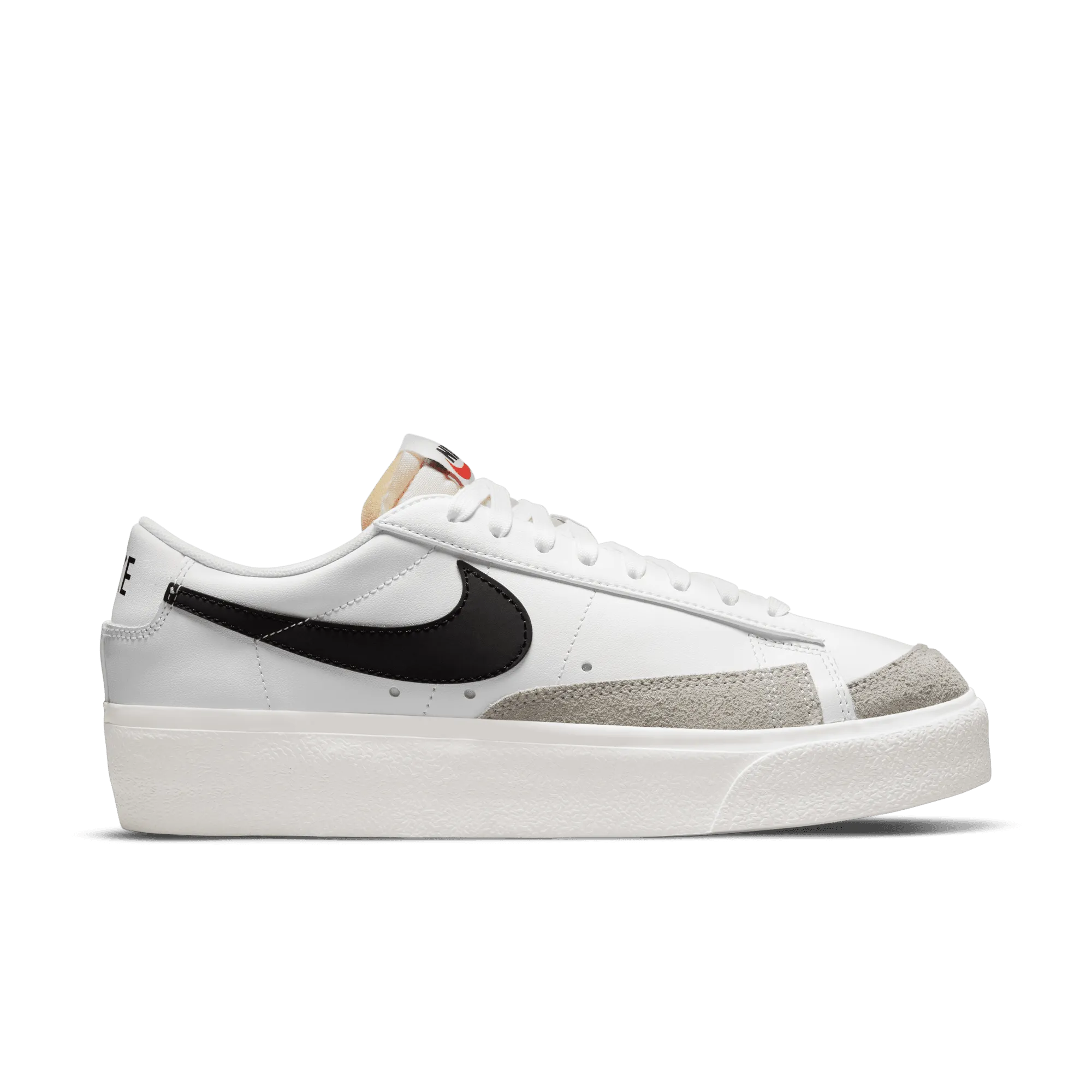 Womens Nike Blazer Low Platform 'White/Black'