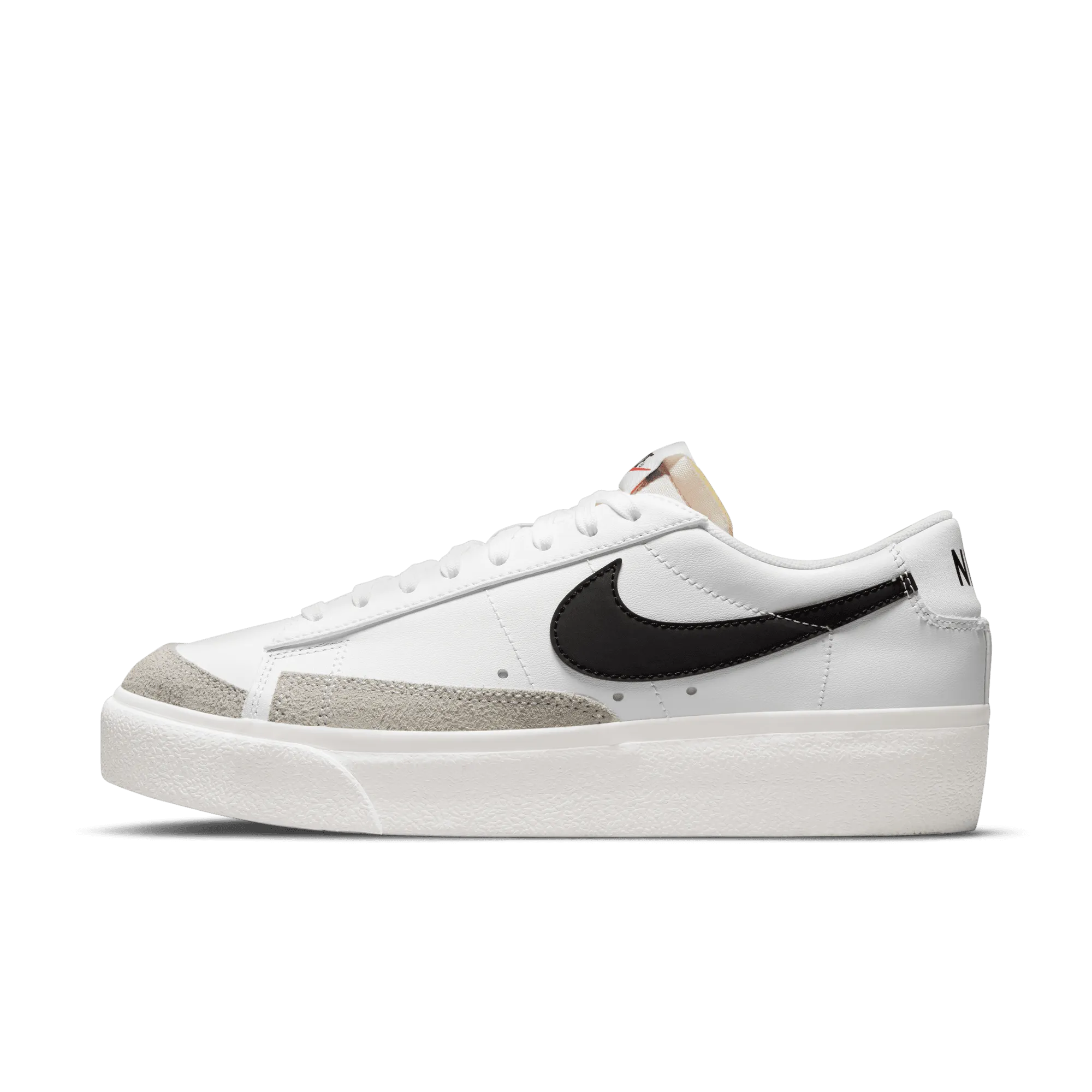 Womens Nike Blazer Low Platform 'White/Black'