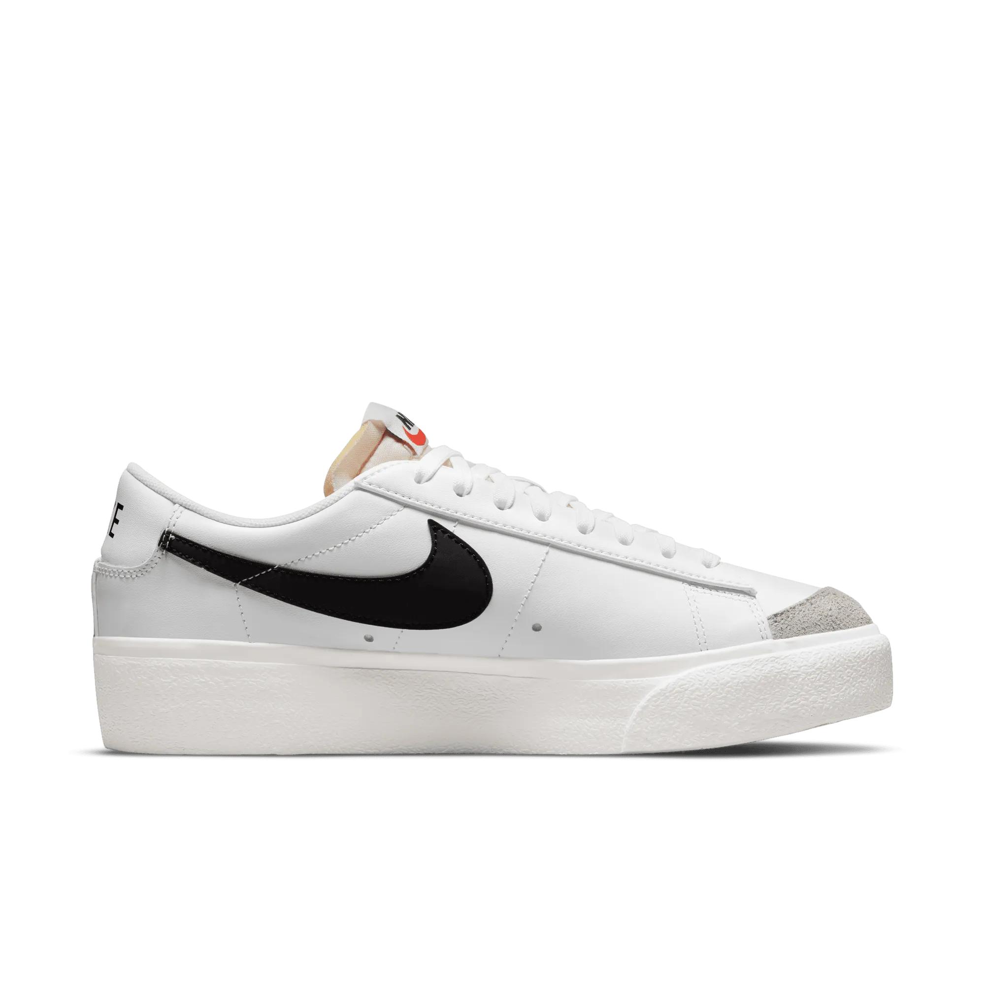 Womens Nike Blazer Low Platform 'White/Black'