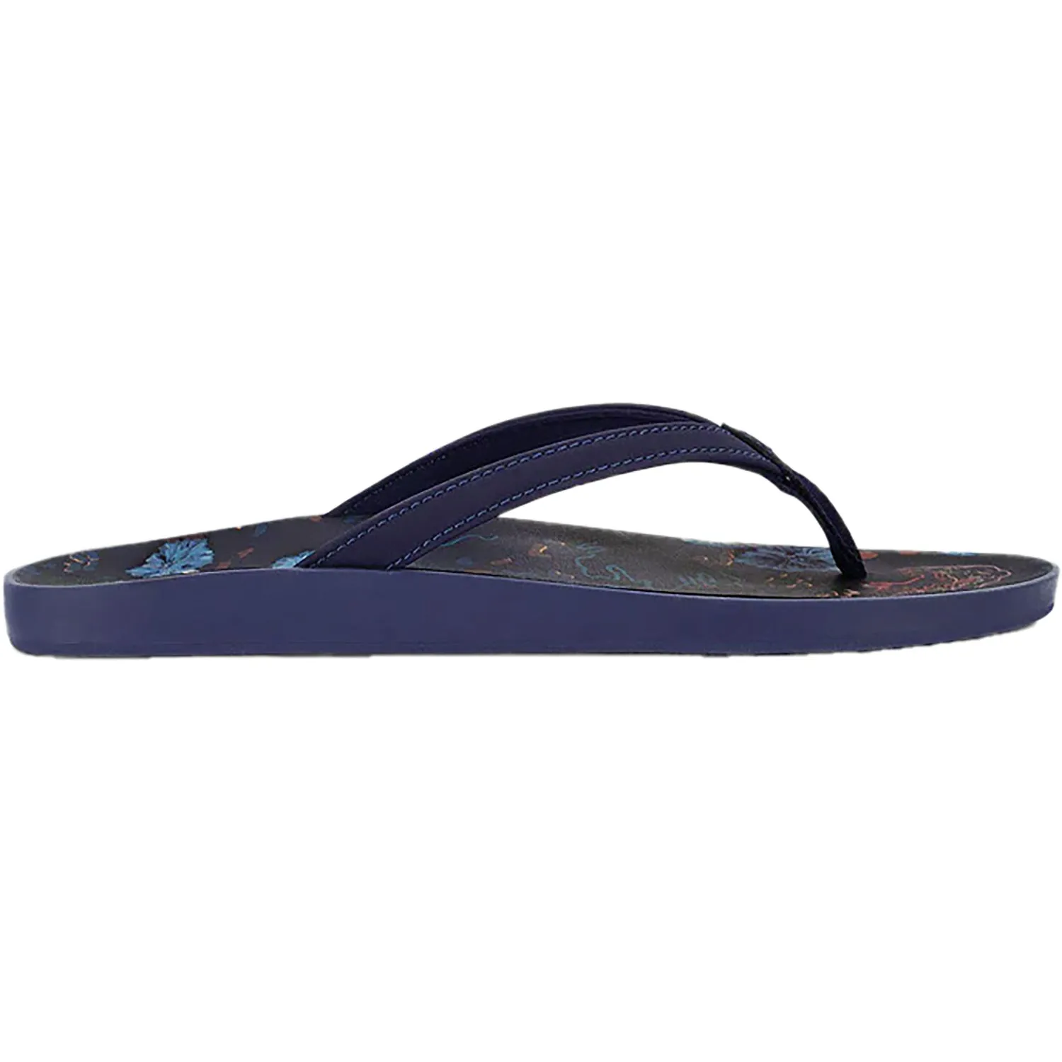 Women's OluKai Puawe Midnight Navy/Barrier Reef Synthetic