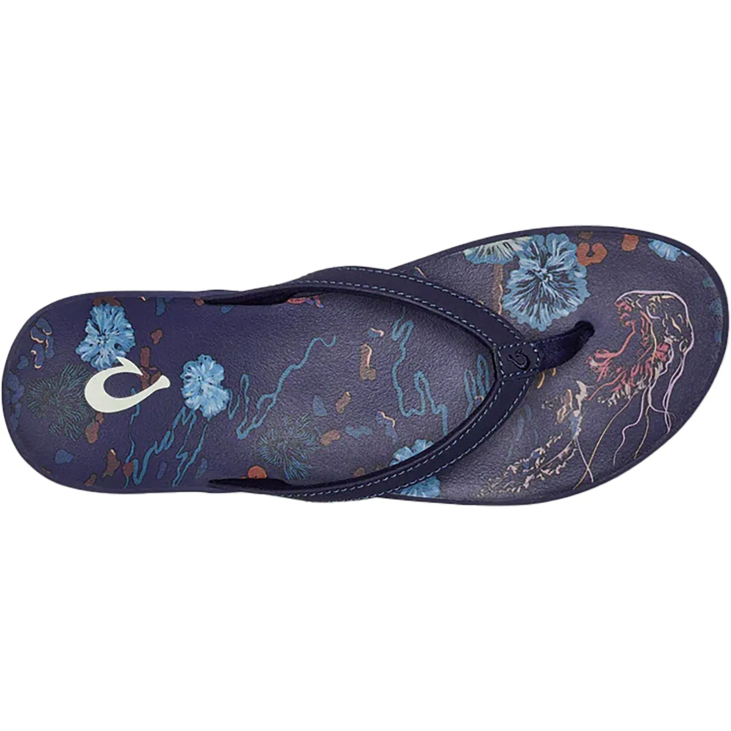 Women's OluKai Puawe Midnight Navy/Barrier Reef Synthetic