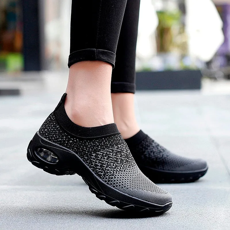 Women's summer spring breathable lightweight leisure air cushion sneakers CL