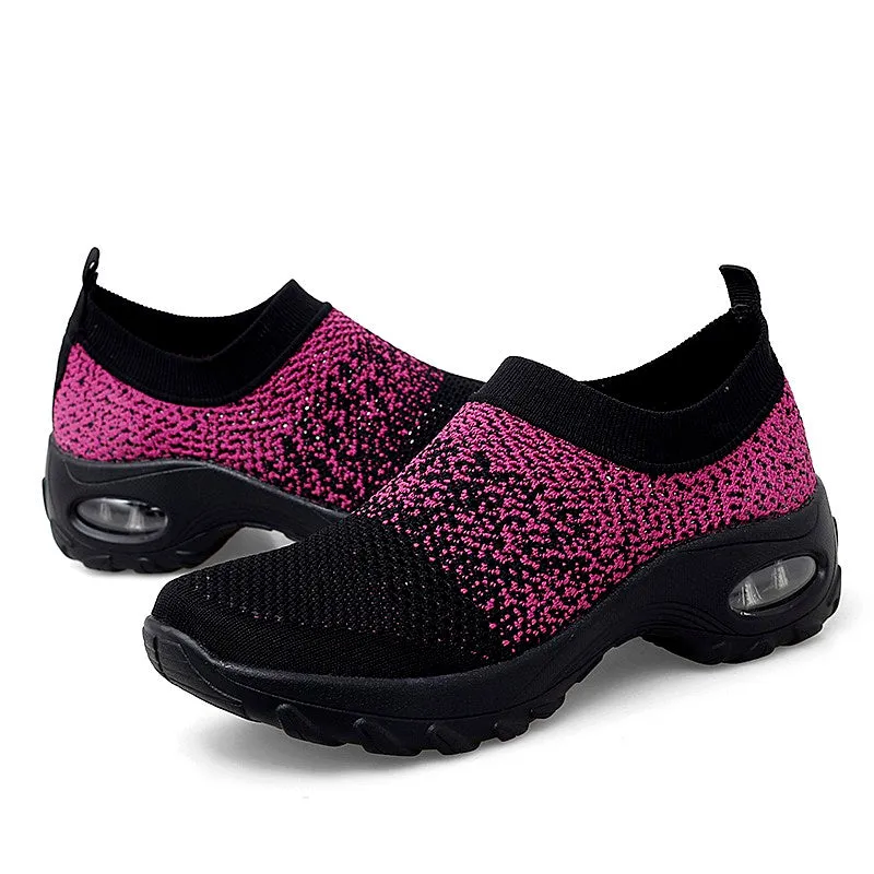 Women's summer spring breathable lightweight leisure air cushion sneakers CL