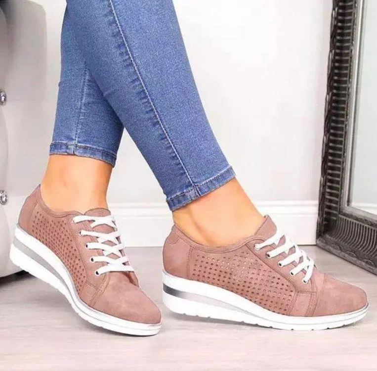 Women's wedge sneakers best shoes for walking