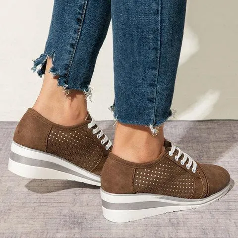 Women's wedge sneakers best shoes for walking