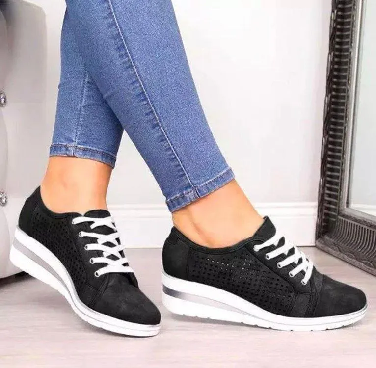 Women's wedge sneakers best shoes for walking