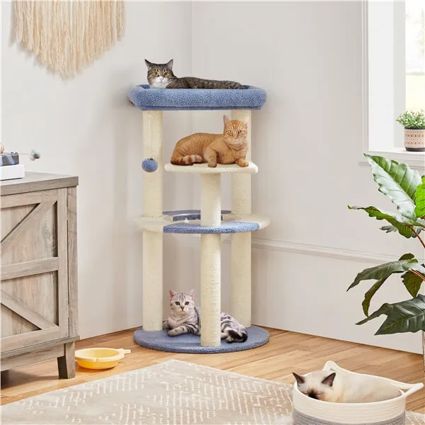 Yaheetech 35.5″ Tall Ocean Cat Tree